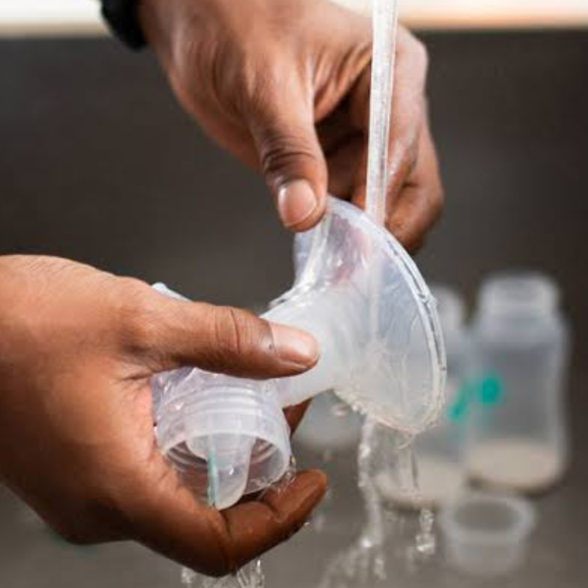 Breast pump cleaning